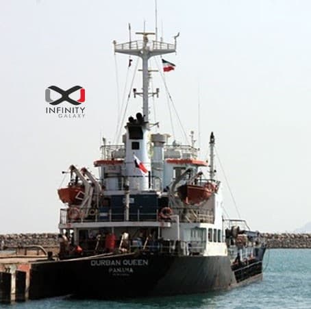 Bulk bitumen cargo loading - Infinity Galaxy