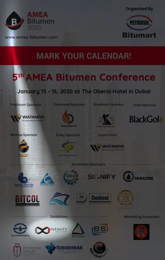 Infinity Galaxy in the 5th AMEA Bitumen Conference 2020
