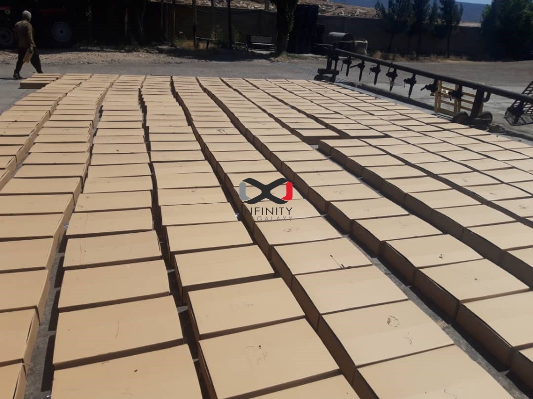 Oxidized packing carton